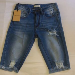 NEW Denim Bermuda Shorts